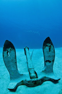 Anchor of the USS Kittiwake by Paul Colley 